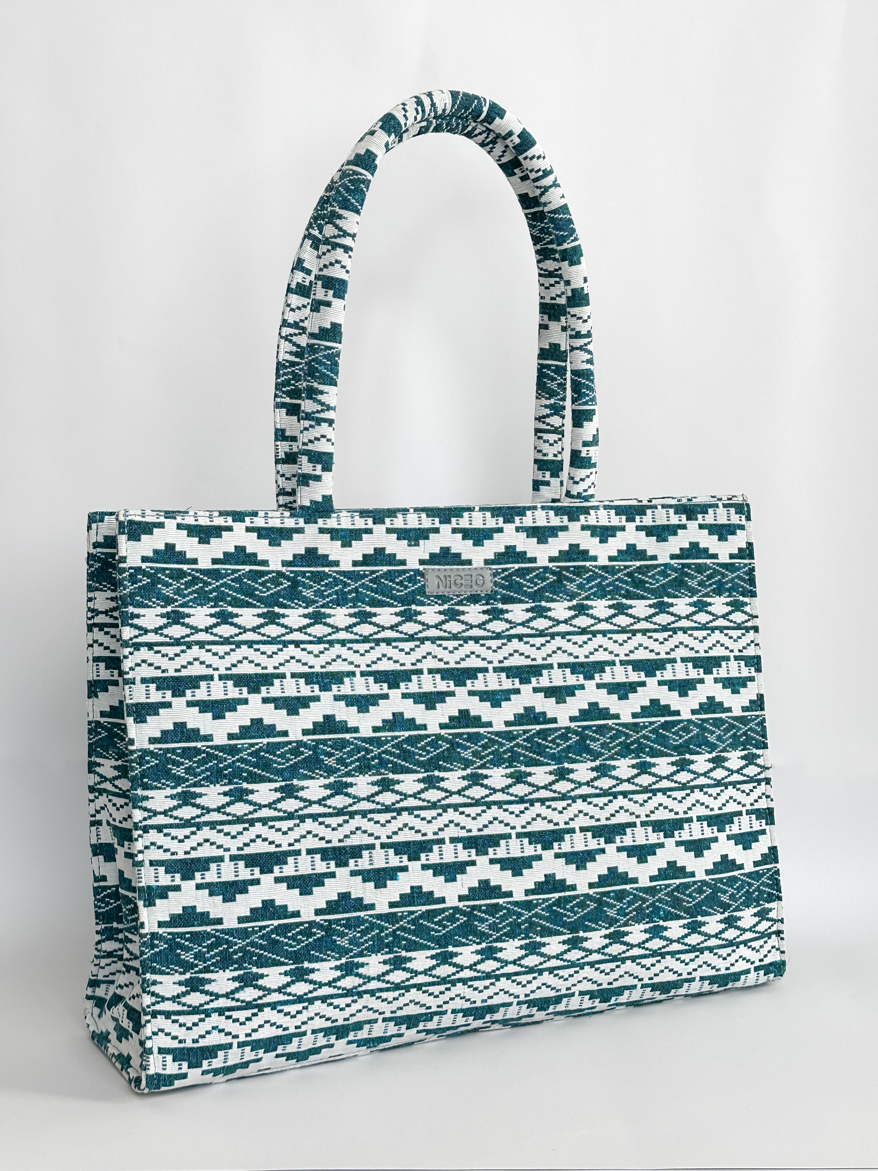 NiceG Blue Bliss Box Bag (Large)